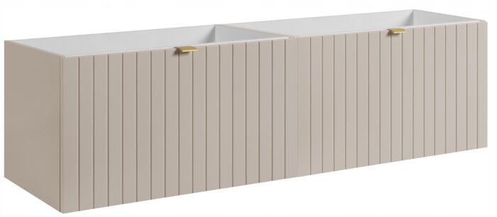 Szafka pod umywalkę HARMO 160 cm kaszmirowa lakierowana