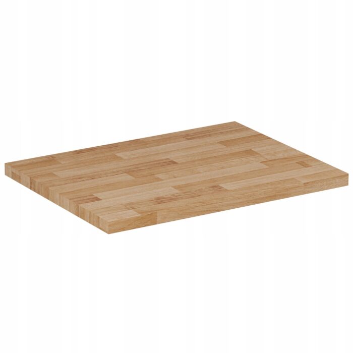 Szafka pod umywalkę HARMO 61 cm zielona lakierowana z blatem drewnianym