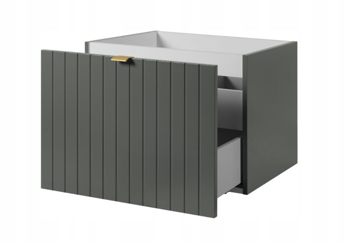 Szafka pod umywalkę HARMO 120 cm zielona lakierowana