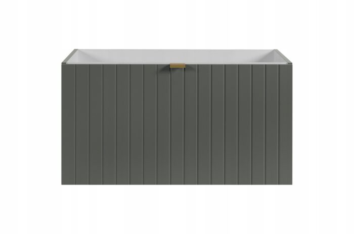 Szafka pod umywalkę HARMO 80 cm zielona lakierowana