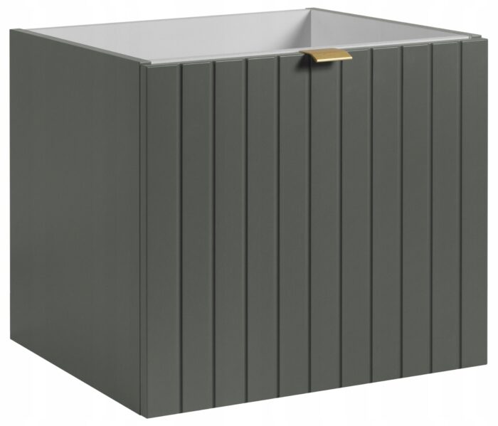 Szafka pod umywalkę HARMO 50 cm zielona lakierowana