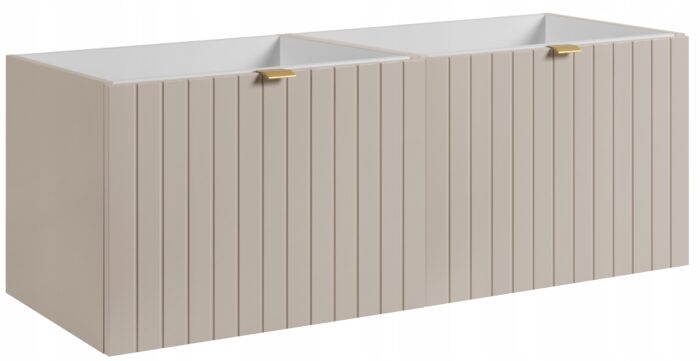 Szafka pod umywalkę HARMO 120 cm kaszmirowa lakierowana