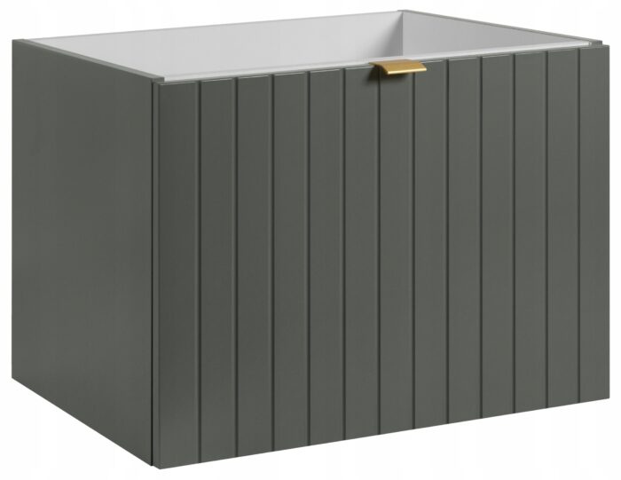 Szafka pod umywalkę HARMO 60 cm zielona lakierowana