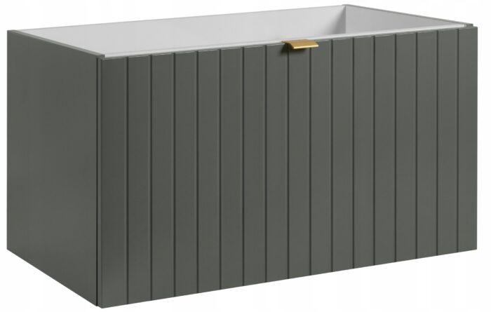 Szafka pod umywalkę HARMO 80 cm zielona lakierowana