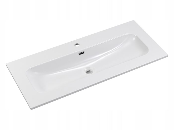 Umywalka Meblowa FLY 100 cm Wpuszczana CERAMICZNA Połysk