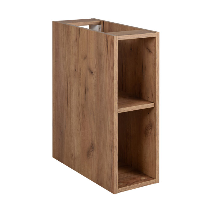 FLOW 20 cm dąb craft regał łazienkowy z pólkami