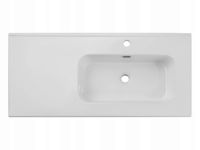 Umywalka Meblowa GO 2 100 cm Biały Połysk