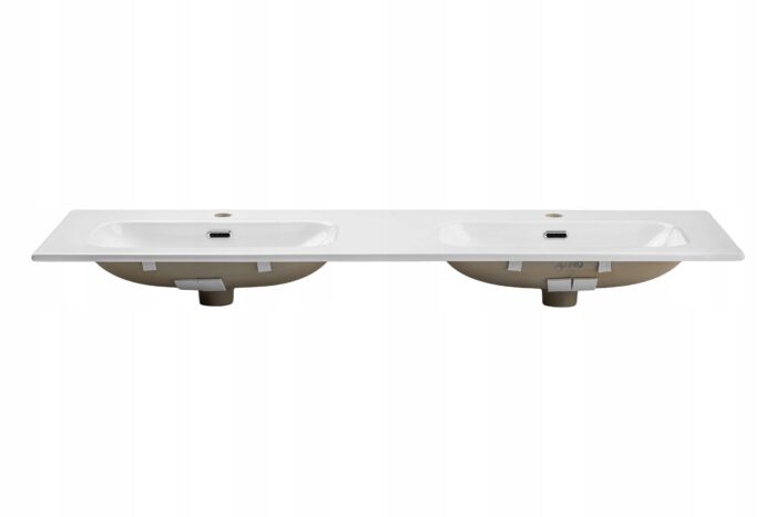 Umywalka Meblowa FLY 140 cm Wpuszczana CERAMICZNA Połysk