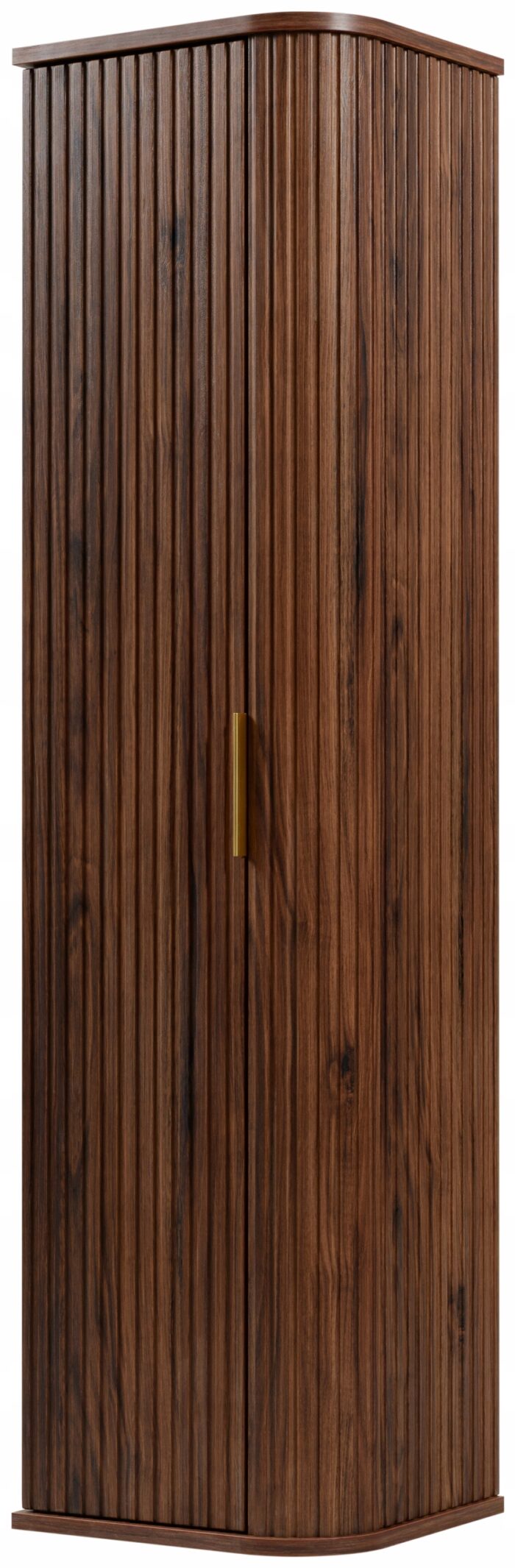 GLAMOUR 139 cm Orzech Słupek Łazienkowy Wiszący 1 Drzwi