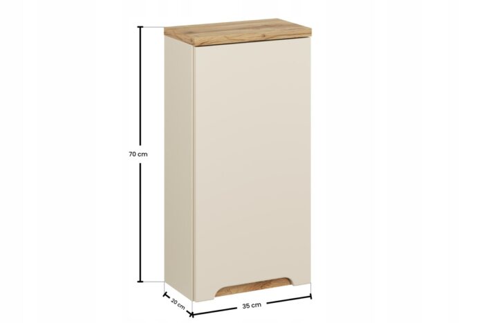 BALI 35 cm kaszmir szafka łazienkowa wisząca
