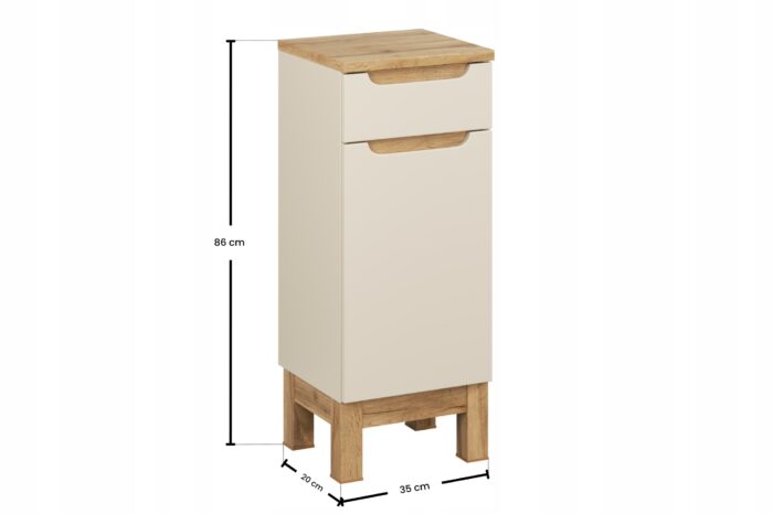 BALI 35 cm kaszmir szafka łazienkowa stojąca
