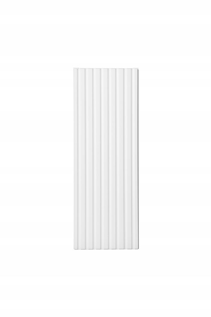 NOVA 20 cm Biała Szafka Łazienkowa Mały Słupek Ryflowany Front Wisząca 1 Drzwi