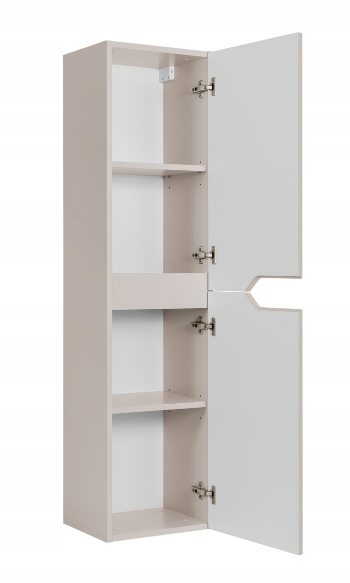 MODERN 35 x 136 cm Kaszmirowy Słupek Łazienkowy MDF Frezowane Uchwyty Wiszący