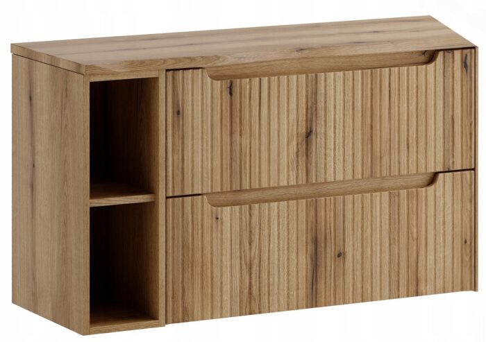 NOVA 100 cm dąb Coast Evoke szafka z regałem i blatem uniwersalna L/P