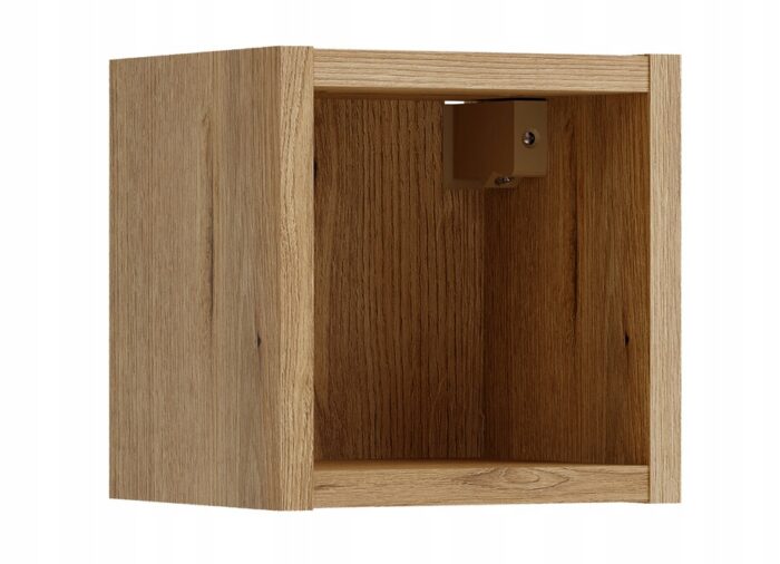 NOVA Qubik 20x20 cm dąb Coast Evoke regał górny otwarty wiszący
