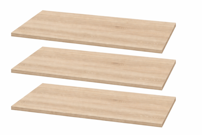 Półki do szafy DALLAS D-20 97 cm sonoma lub dąb trufla – komplet 3 szt.