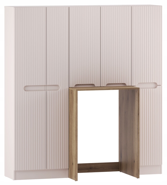 NOVA KASZMIR zabudowa pralni z obudową pralki, koszem na pranie, miejscem na mopa i słupkami