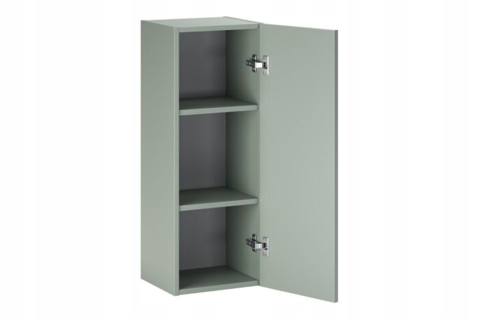 ASTER GREEN 80 cm półsłupek łazienkowy Zielony Mat wiszący