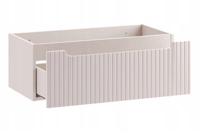 NOVA KASZMIR 80 cm szafka łazienkowa wisząca ryflowana