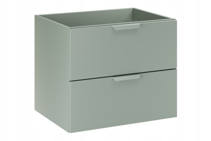 ASTER GREEN 60 cm szafka łazienkowa Zielony Mat z umywalką LAVA