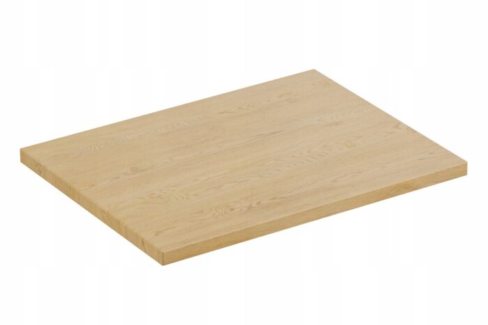 ASTER WHITE 60 cm zestaw łazienkowy Biały Mat z blatem Dąb Cremona