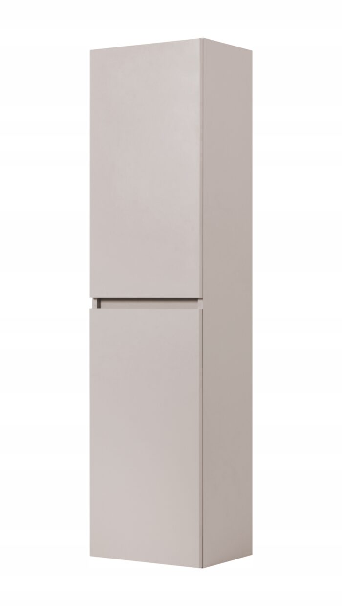 SIMPLE 136 cm kaszmir regał łazienkowy wiszący z drzwiami i półkami