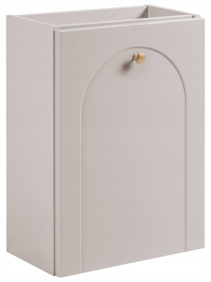 AURA 40 cm kaszmir szafka łazienkowa wisząca frezowana