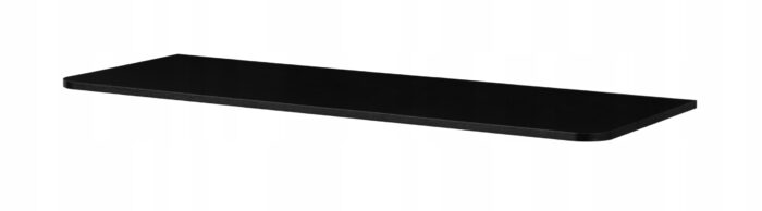 LINEA 120 cm czarny blat łazienkowy pod umywalkę