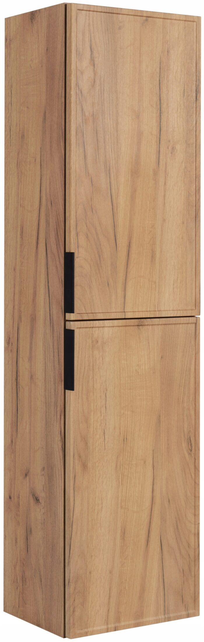 SLIM 136 cm dąb craft złoty słupek łazienkowy wiszący cichy domyk