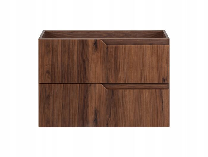 MODERN 80 cm dąb orzech szafka łazienkowa wisząca gładka