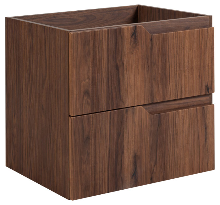 MODERN 60 cm dąb orzech szafka łazienkowa wisząca gładka