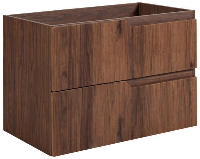 MODERN 80 cm dąb orzech szafka łazienkowa wisząca gładka