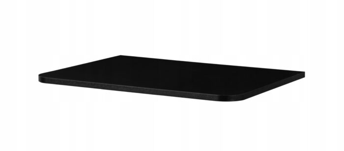 LINEA 60 cm czarny blat łazienkowy pod umywalkę