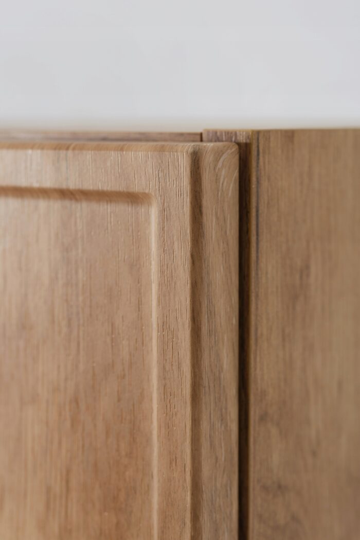 SLIM 136 cm dąb craft złoty słupek łazienkowy wiszący cichy domyk