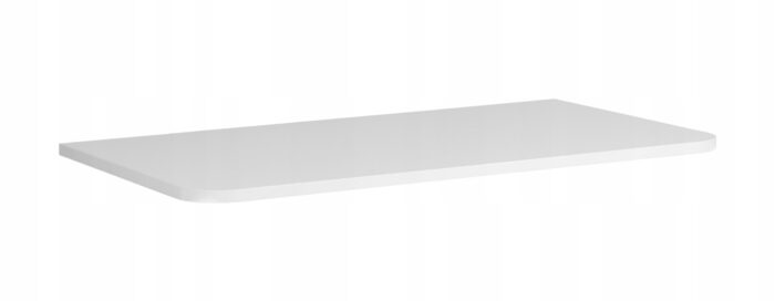 LINEA 80 cm biały blat łazienkowy pod umywalkę