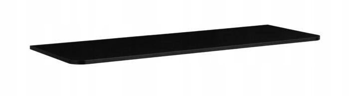 LINEA 120 cm czarny blat łazienkowy pod umywalkę