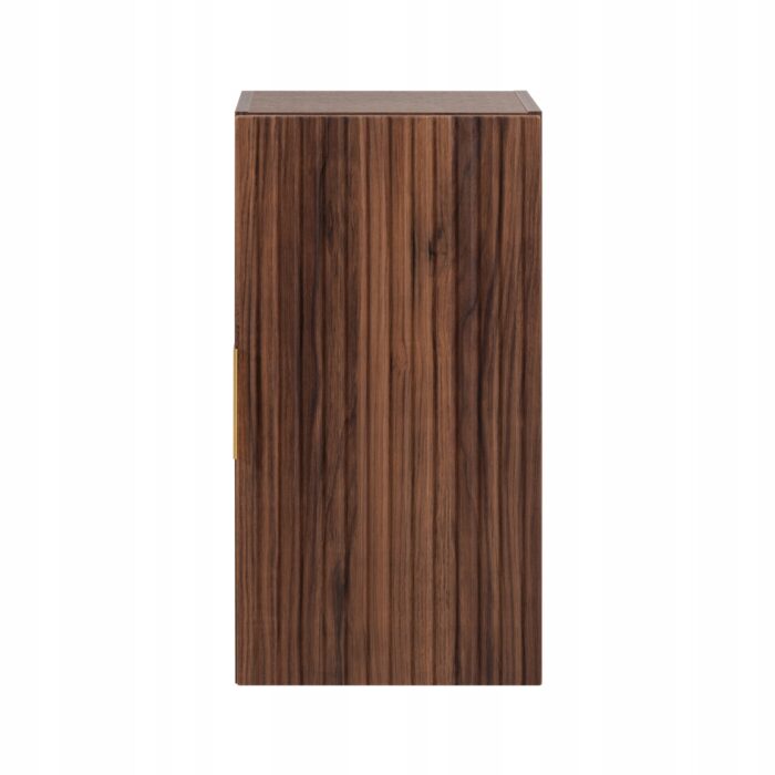 FLOW 68 cm orzech półsłupek łazienkowy wiszący ryflowany