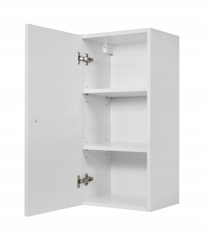 BELLO 68 cm biały półsłupek łazienkowy wiszący ryflowany