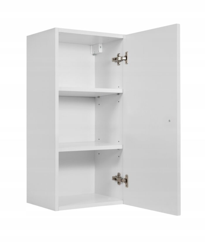 BELLO 68 cm biały półsłupek łazienkowy wiszący ryflowany