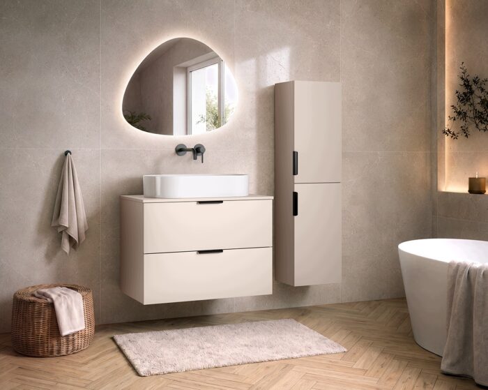 LUNA/NOVO 180 cm kaszmir blat do szafki łazienkowej