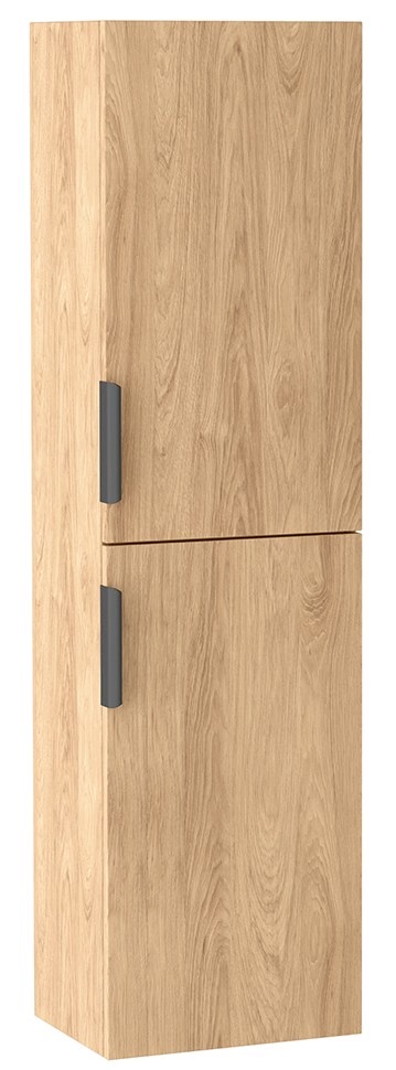 LUNA 130 cm hikora słupek łazienkowy wiszący 3 półki cichy domyk