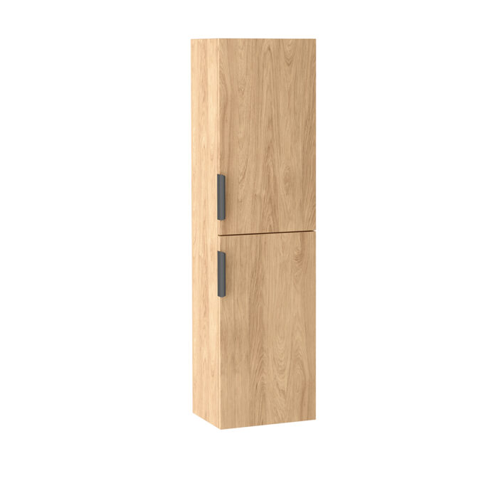 LUNA 130 cm hikora słupek łazienkowy wiszący 3 półki cichy domyk